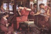 John William Waterhouse Penelope and thte Suitor (mk41) china oil painting reproduction